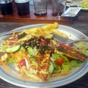 Haloumi Salad at Emerald Vale Brewery
