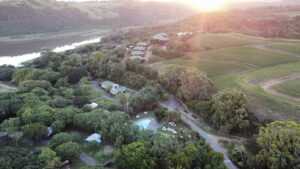 We don't often see the park from this angle!